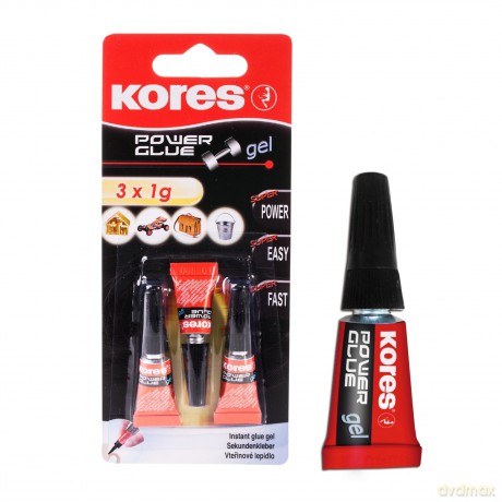 Koresâž: Kores Powerglue Gel Sekundenkleber 1,0