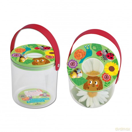 Krabbelkfer grote houten loep beker 11.5 cm