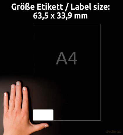 Kraftkleber-Etik.63,5x33,9 480