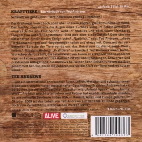 Andrews,Ted: Krafttiere: Die Bedeutung Unse [3CD]