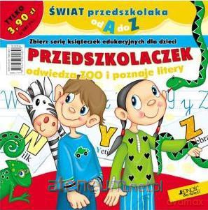 Przedszkolaczek odwiedza ZOO i poznaje litery WYZ [KSIĄŻKA]