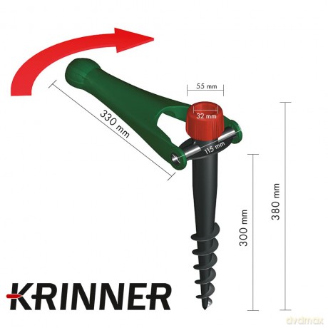 Krinner 20003 Vario Drill Sonnenschirmst