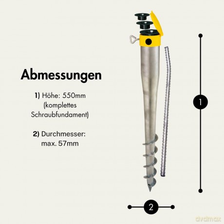 Krinner 20040 Kompakt Allround Set Boden