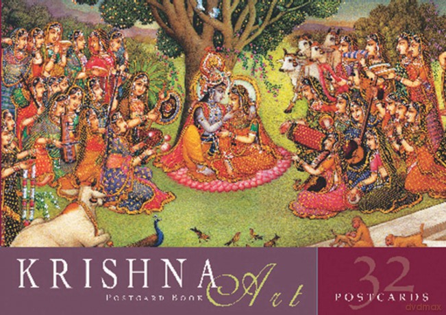 Krishna Art Postcard Book [KSIĄŻKA]