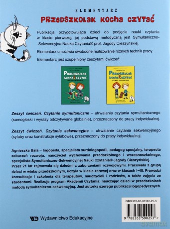Przedszkolak kocha czytać. Elementarz [KSIĄŻKA]