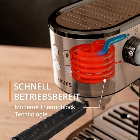 Krups XP441810 Virtuoso Essential, edels