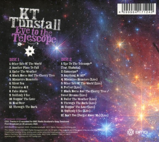 Kt Tunstall -Eye To The Telescope: Stargazer Edition (2cd): KT Tunstall -Eye to the Telescope: Stargazer Edition (2CD) [2CD]