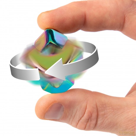 Kubus - Spinner - Multicolor Metallic