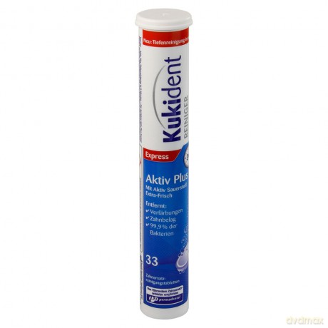 Kukident Aktiv Plus Gebissreiniger-Tabs