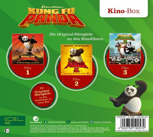 Kung Fu Panda: Kung Fu Panda-(1-3)Kino-Box [3CD]