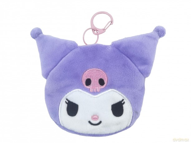 KUROMI - Head - Purple - Plush Coin Purs