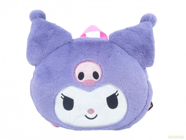 KUROMI - Purple - Fur Backpack - 28x24x7