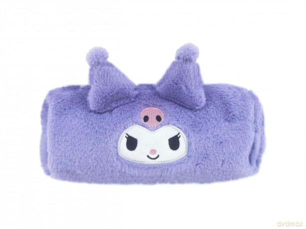 KUROMI - Purple - Fur Square Pencil Case