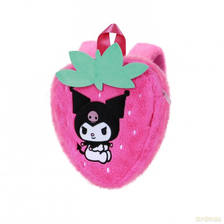 KUROMI - Strawberry - Mini Fur Backpack