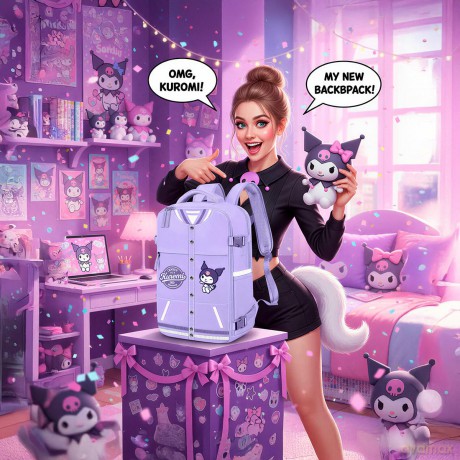 KUROMI - Varsity - Cabin Travel Bag Merc