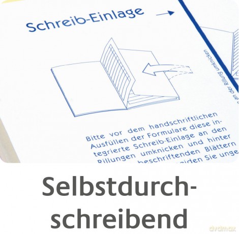 Kurzbrief 1/3 A4 2x40Bl Sd