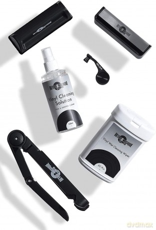 Music Protection: Kxrm07 Deluxe - Ceaning Kit - In Round Tin - Black/Silver - Retro Musique