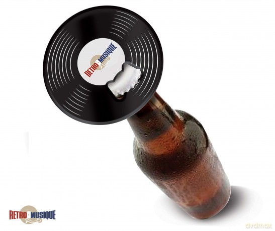 Music Protection: Kxrm12 - Elvis Presley - 8 Pieces Coaster Set With Real Vinyl Coasters - Retro Musique