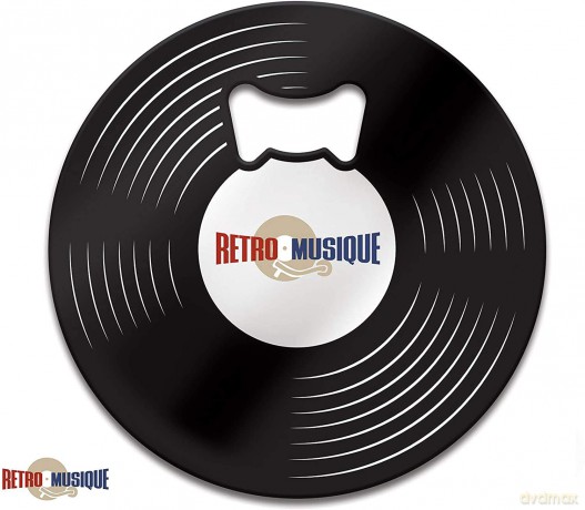 Music Protection: Kxrm12 - Elvis Presley - 8 Pieces Coaster Set With Real Vinyl Coasters - Retro Musique