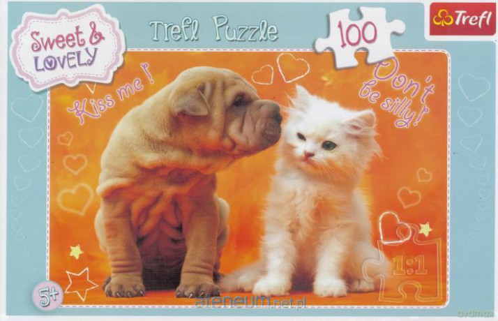Puzzle 100 Całusy TREFL [PUZZLE]