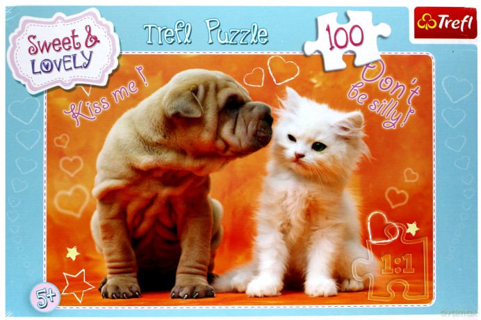 Puzzle 100 Całusy TREFL [PUZZLE]