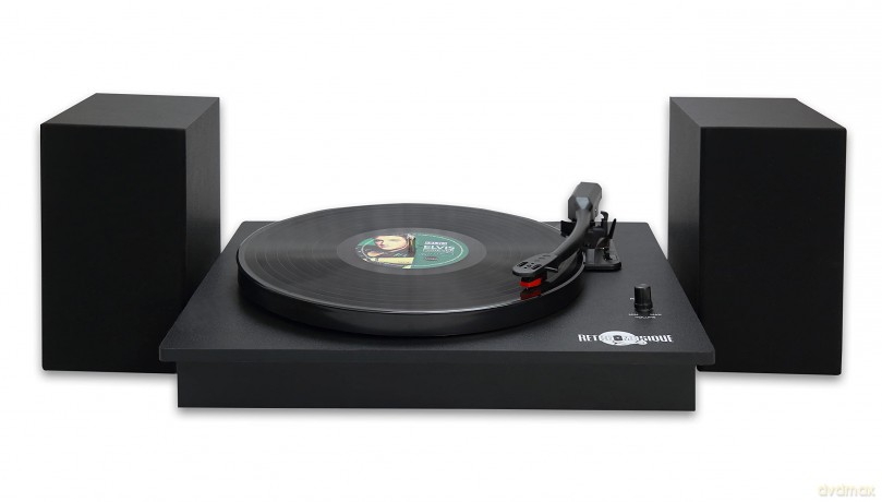 Music Protection: Kxrm24b - Table Top Record Player With 2 External Speaker