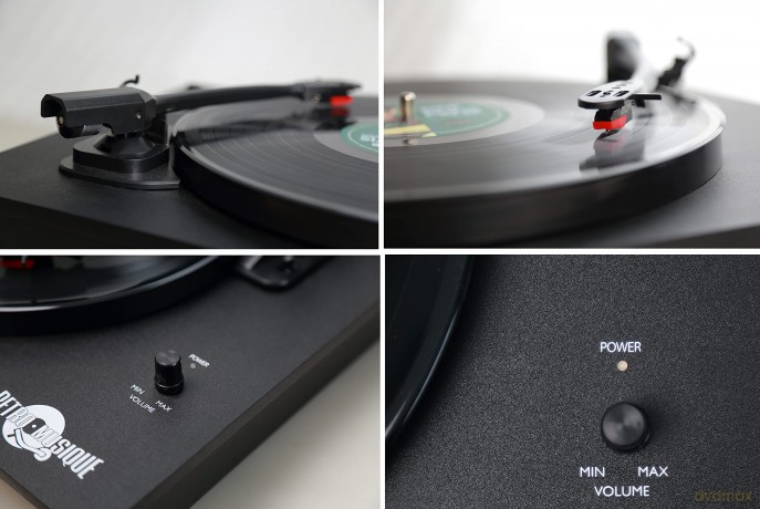 Music Protection: Kxrm24b - Table Top Record Player With 2 External Speaker