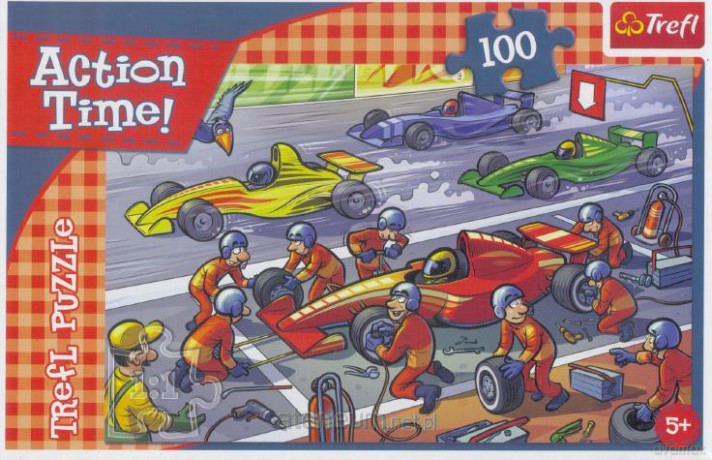 Puzzle 100 Wielki wyścig TREFL [PUZZLE]
