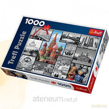 Puzzle 1000 Moskwa - kolaż TREFL [PUZZLE]