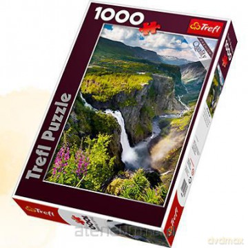 Puzzle 1000 Wodospad Voringsfossen, Norwegia TREFL [PUZZLE]