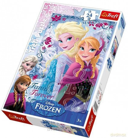 TREFL Puzzle 24 maxi - Siostry z Krainy Lodu [PUZZLE]