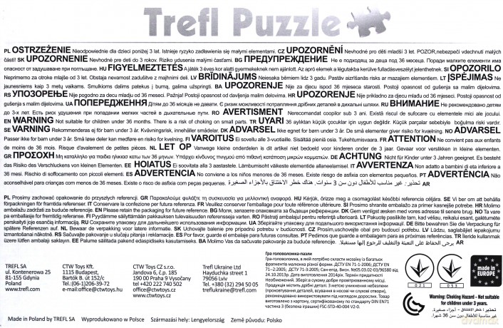 Puzzle 30 Scooby Doo na wakacjach TREFL [PUZZLE]