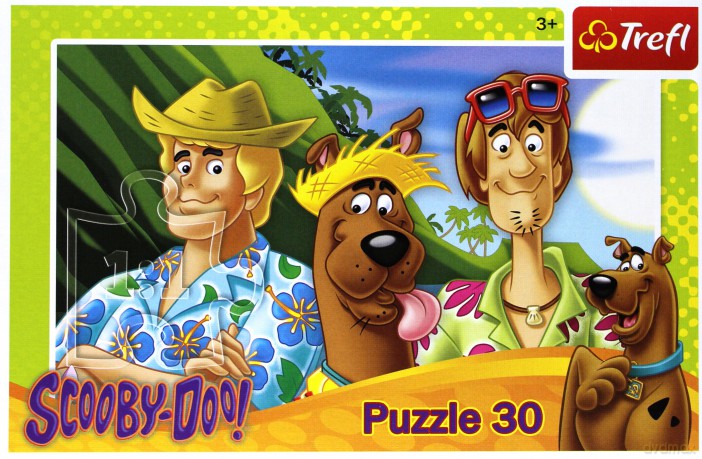 Puzzle 30 Scooby Doo na wakacjach TREFL [PUZZLE]