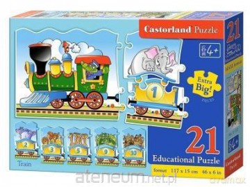 Puzzle Edukacyjne - Pociąg [PUZZLE]