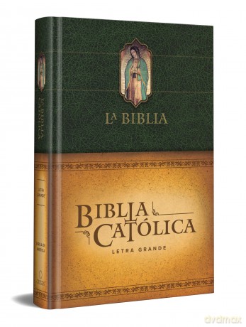 La Biblia Catolica: Tamano Grande, Edicion Letra Grande. Tapa Dura, Verde, Con V [KSIĄŻKA]
