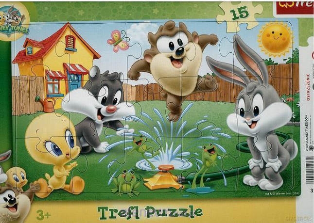 Puzzle ramkowe 15 Looney Tunes Zabawa... TREFL [PUZZLE]