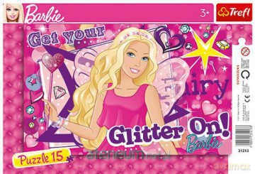 TREFL Puzzle ramkowe 15 el. Wróżka Barbie [PUZZLE]