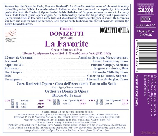 Stroppa/Camarena/Sempey/Di Ton: La Favorite [3CD]
