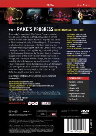 La Monnaie De Munt Orch/Ono-Stravinsky: Rake'S Progress [2DVD]