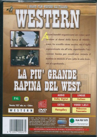 La Piu' Grande Rapina Del West [DVD]