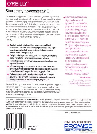 Skuteczny nowoczesny C++ [KSIĄŻKA]