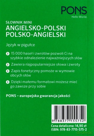 Słownik mini angielsko-polski, polsko-angielski [KSIĄŻKA]
