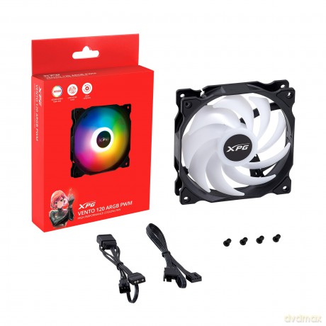 Lźfter XPG VENTO 120 120mm ARGB PWM Fan