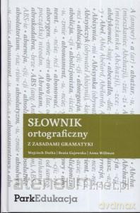 Słownik ortograficzny z zasadami gramatyki - biały [KSIĄŻKA]