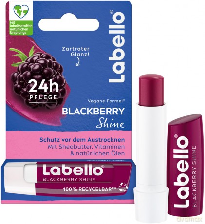 Labello BLACKBERRY Shine Lippenpflege 4,