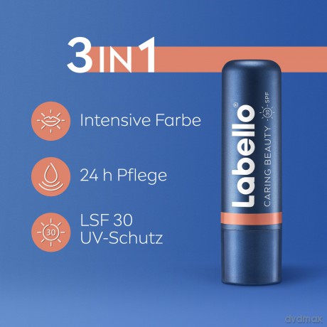 Labello CARING BEAUTY NUDE LSF 30 Lippen