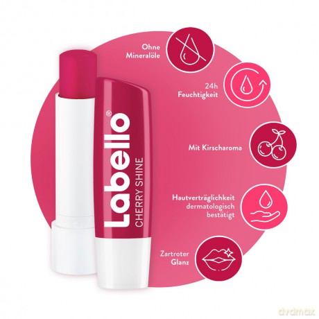 Labello CHERRY Shine Lippenpflege 4,8 g