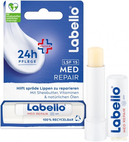 Labello MED REPAIR LSF 15 Lippenpflege 4