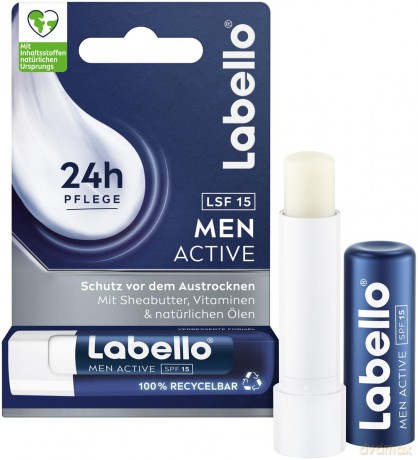 Labello MEN ACTIVE LSF 15 Lippenpflege 4