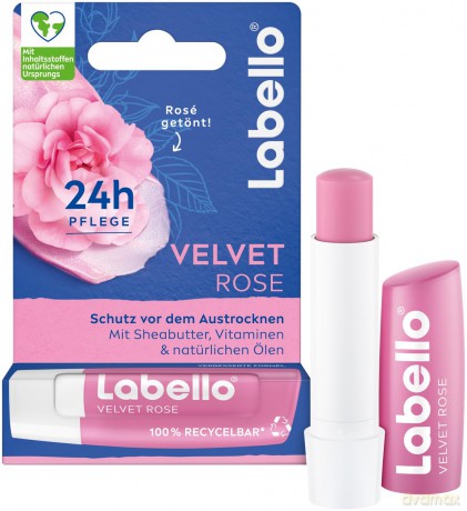Labello VELVET ROSE Lippenpflege 4,8 g